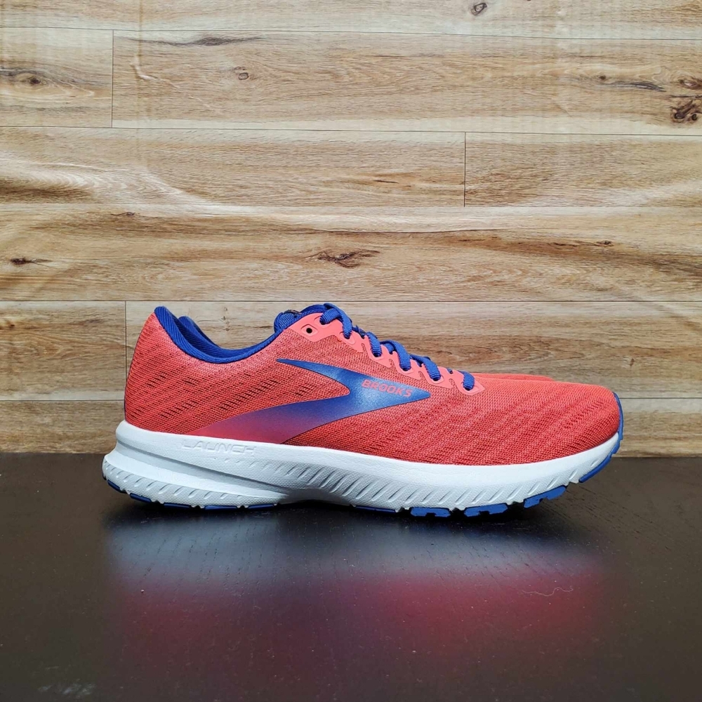 Brooks Launch 7 Orange Blue Running Sneakers Women's Size 10.5